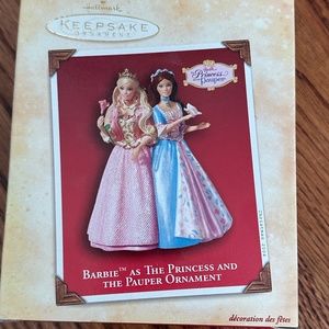 VTG 2004 Barbie as the Princess & the Pauper Ornament